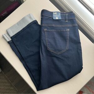 Straight Ankle Jeans Tummy Tech